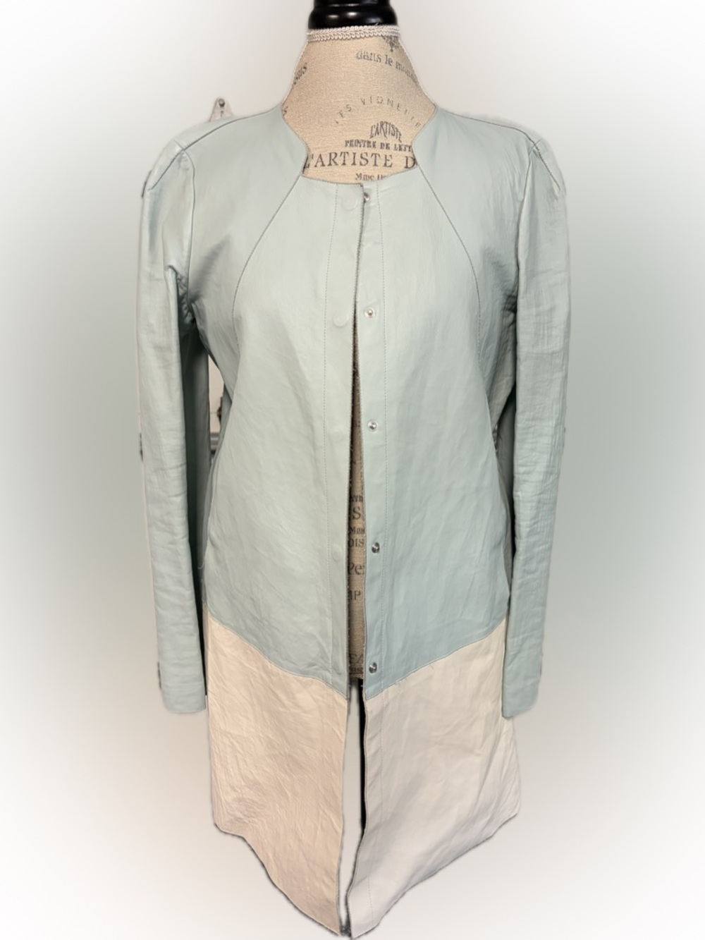 Emporio Armani Leather Coat